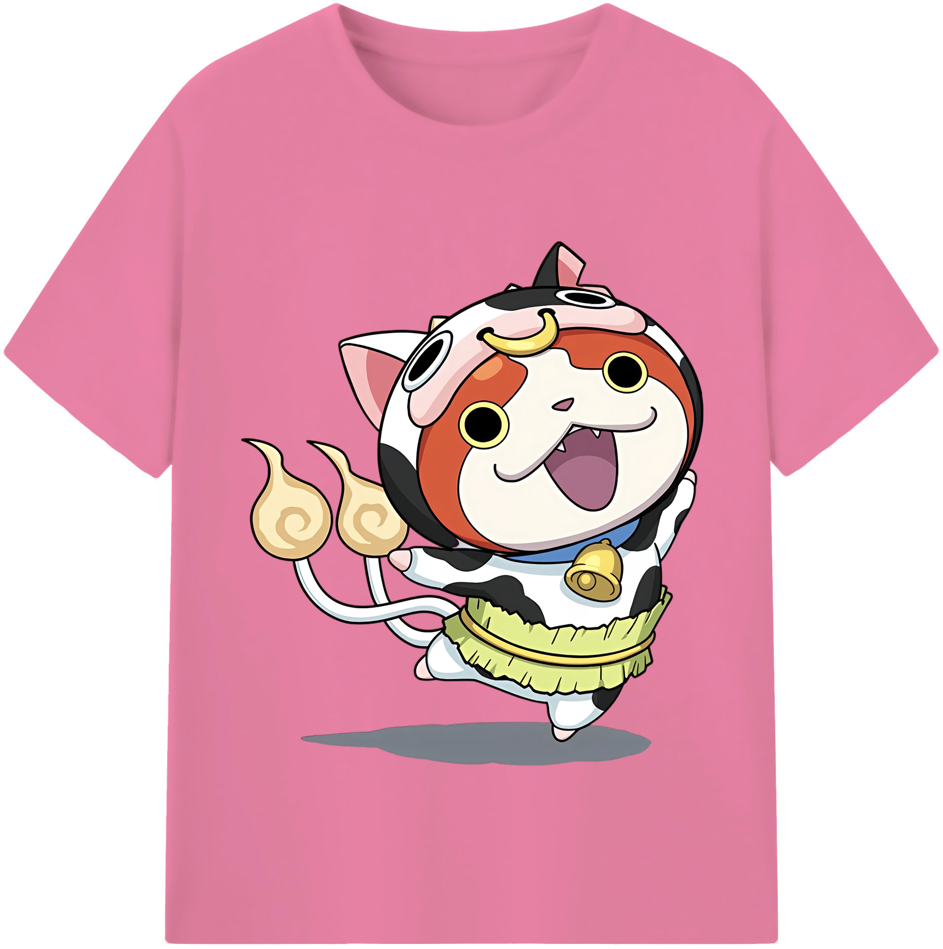 （画像用） 妖怪ウォッチ Yo-kai Watch 綿100％半袖Tシャツ（フロントプリント）